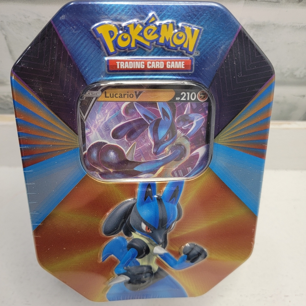 Pokemon V Forces Tin with Lucario V